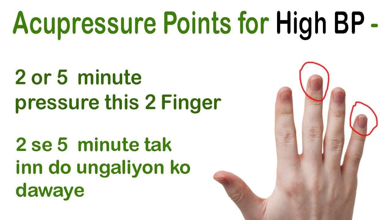 Acupressure Points for High BPðð? Lower High Blood Pressure ...