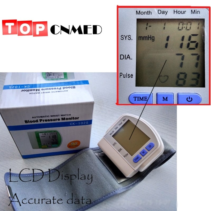Automatic Wrist Sphygmomanometer Tensiometros Digital Blood Pressure ...