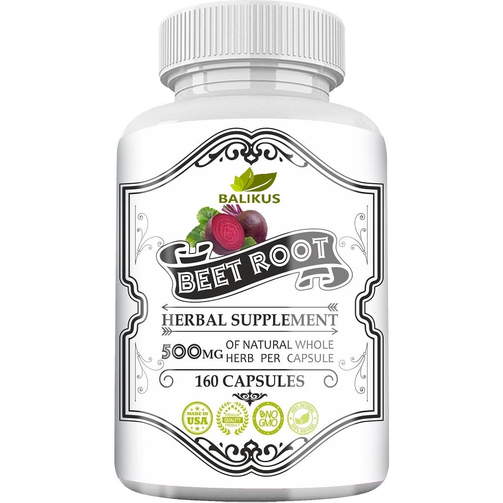 BALIKUS Beet Root Capsules  Herbal Supplement for Athletic Performance ...