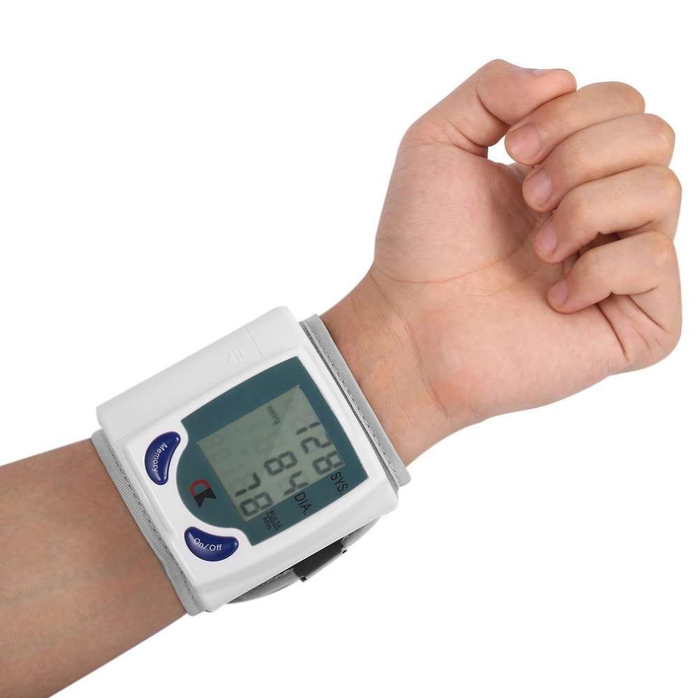 Blood Pressure Monitor Automatic Digital Heart Beat Rate ...