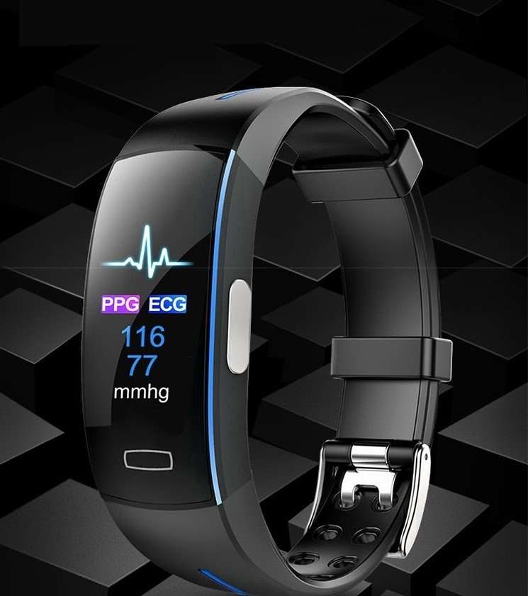 Blood Pressure Wrist Band Fitbit Rate Monitor PPG ECG ...