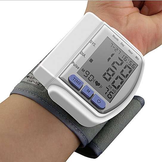 Buy Digital Wrist Blood Pressure Monitor Cuff Electric BP ...