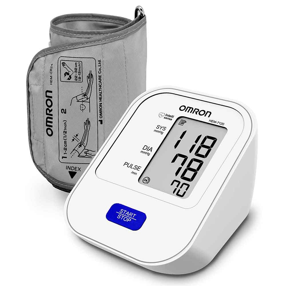 Buy Omron HEM 7120 Fully Automatic Digital Blood Pressure Monitor With ...