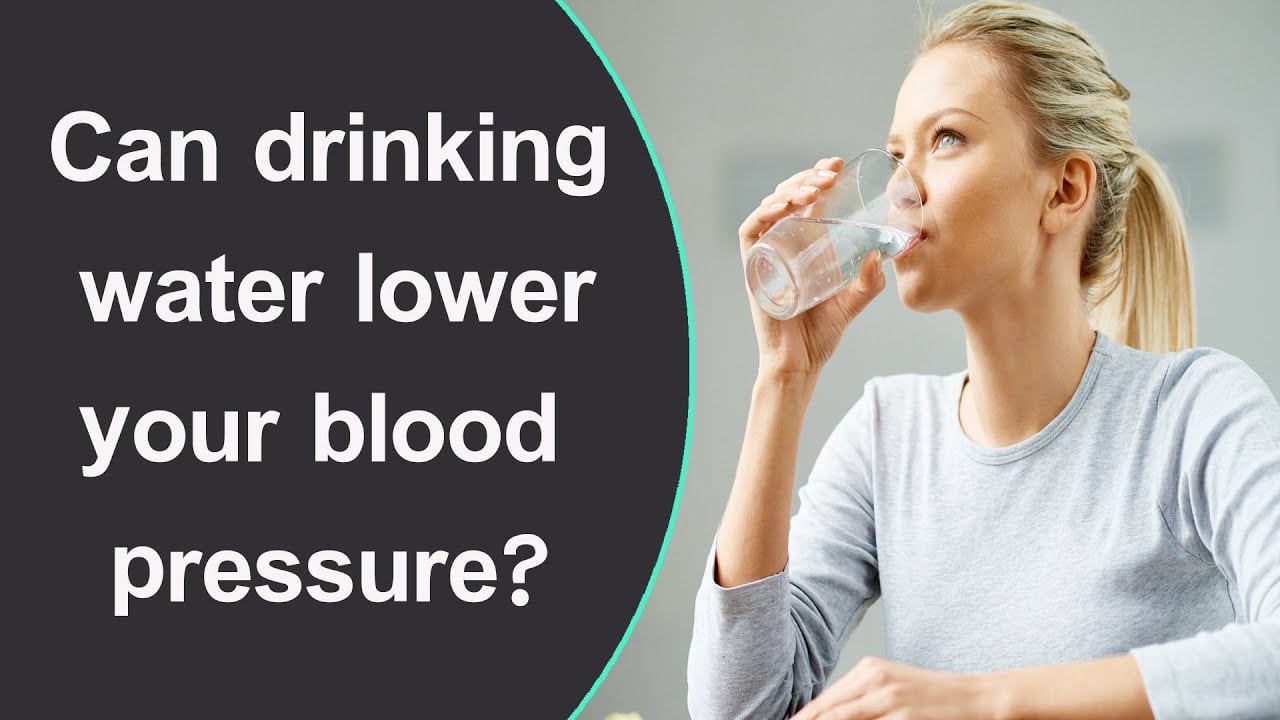 Can drinking water lower your blood pressure?