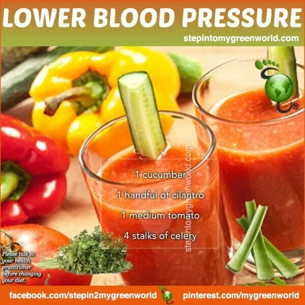 Drink to lower blood pressure