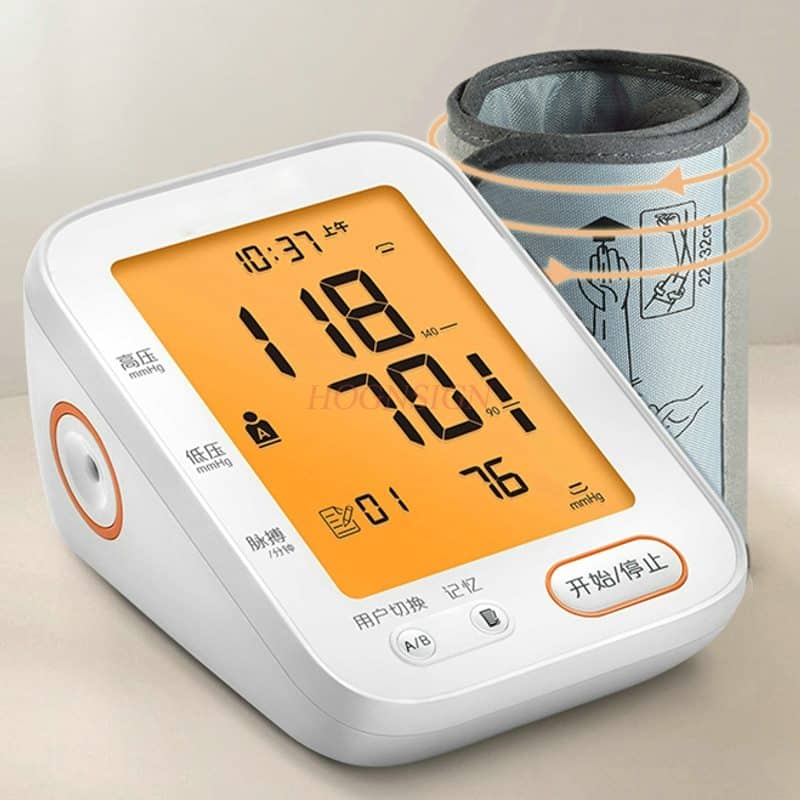 Electronic blood pressure monitor upper arm type intelligent blood ...