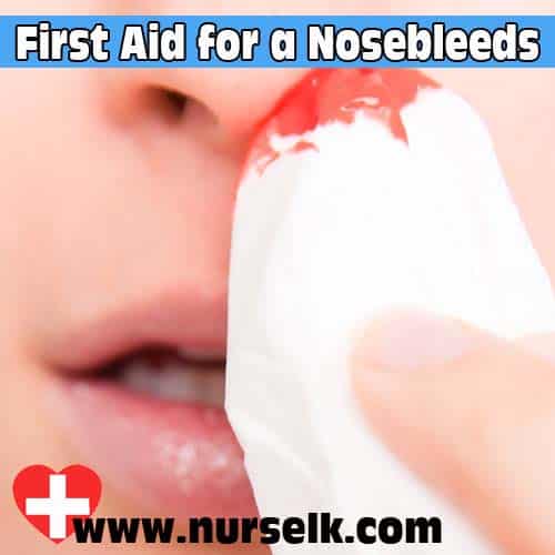 First Aid for a Nosebleeds