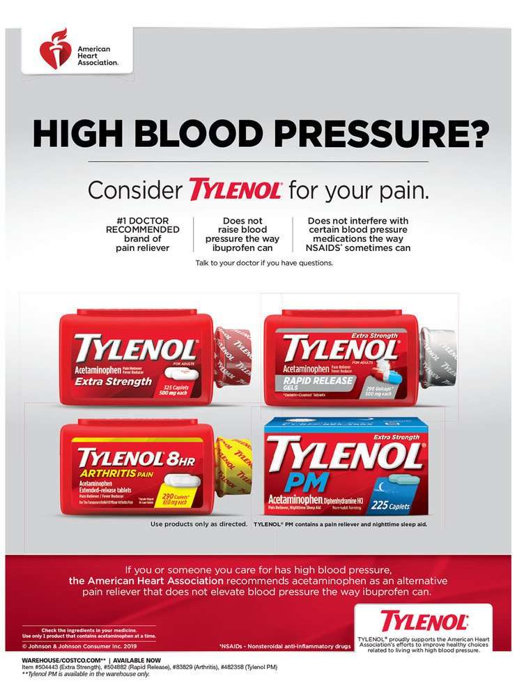 High Blood Pressure Pills And Tylenol