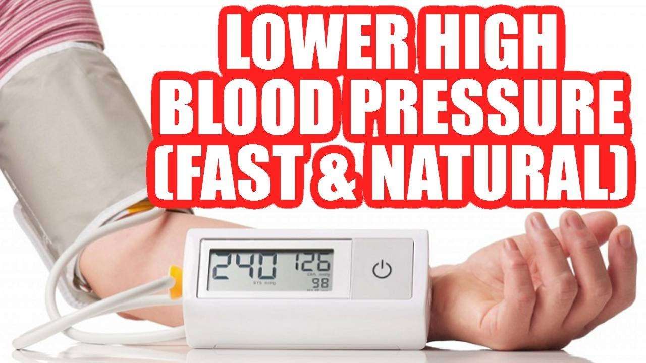 How to Lower High Blood Pressure Naturally With No Medication Fast Home ...