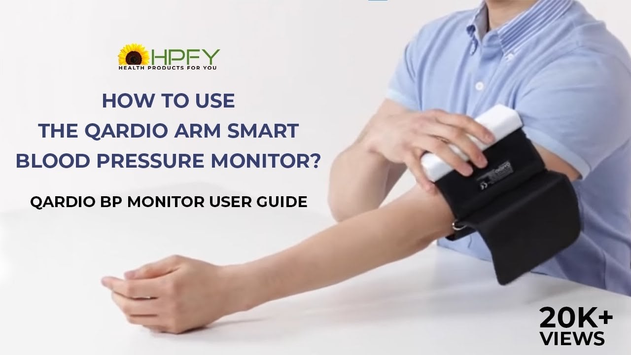 How to use the Qardio Arm Smart Blood Pressure Monitor ...