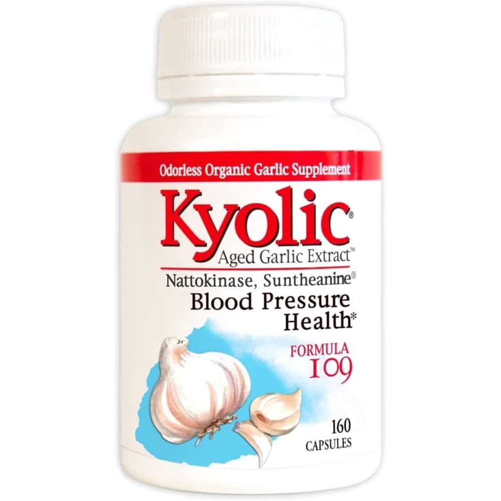 Kyolic Formula 109 Aged Garlic Extract Blood Pressure Health 160 ...