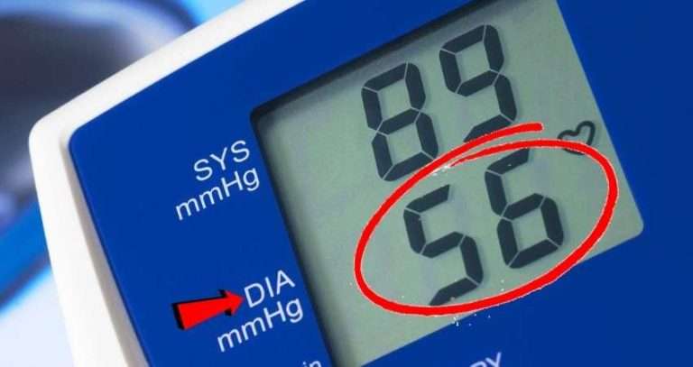 low diastolic blood pressure symptoms