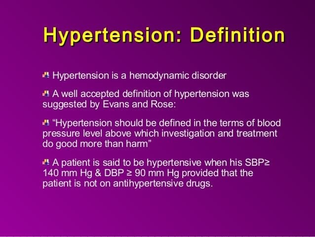 Management of Hypertension