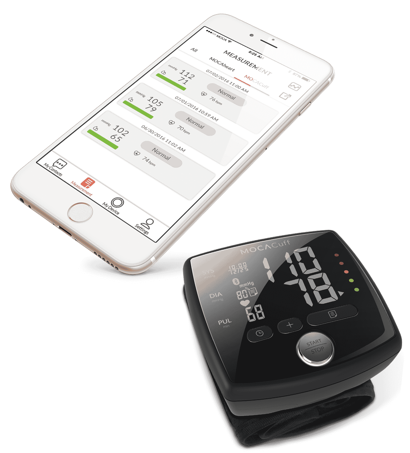 MOCACARE MOCACuff Connected Blood Pressure Monitor Unboxing Review ...