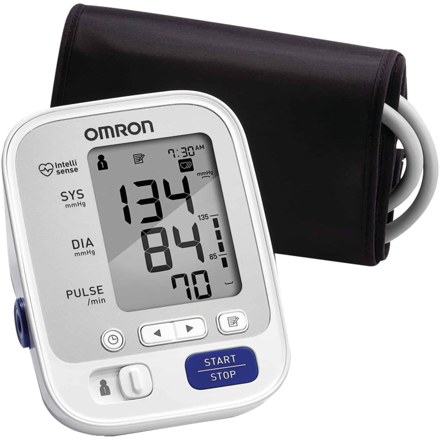 Omron 5 Series Upper Arm Blood Pressure Monitor with Cuff, Standard ...