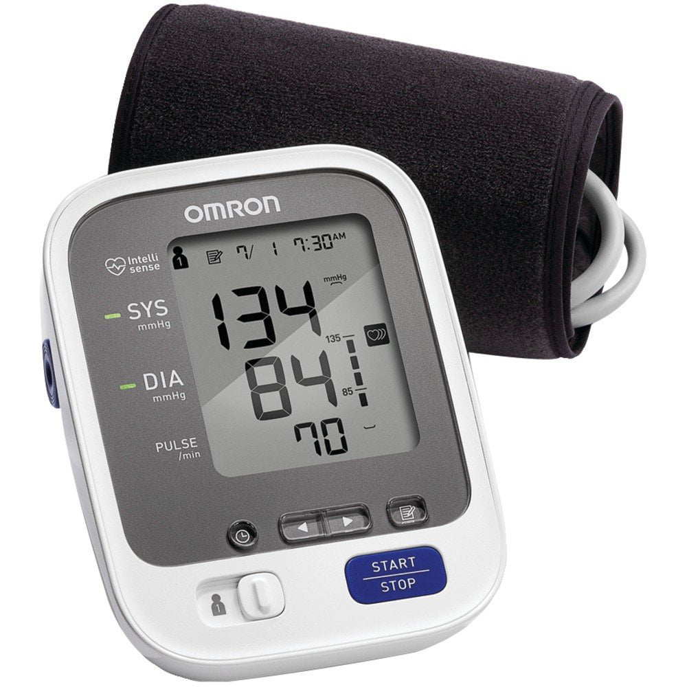 Omron 7 Series Upper Arm Blood Pressure Monitor with Cuff that fits ...