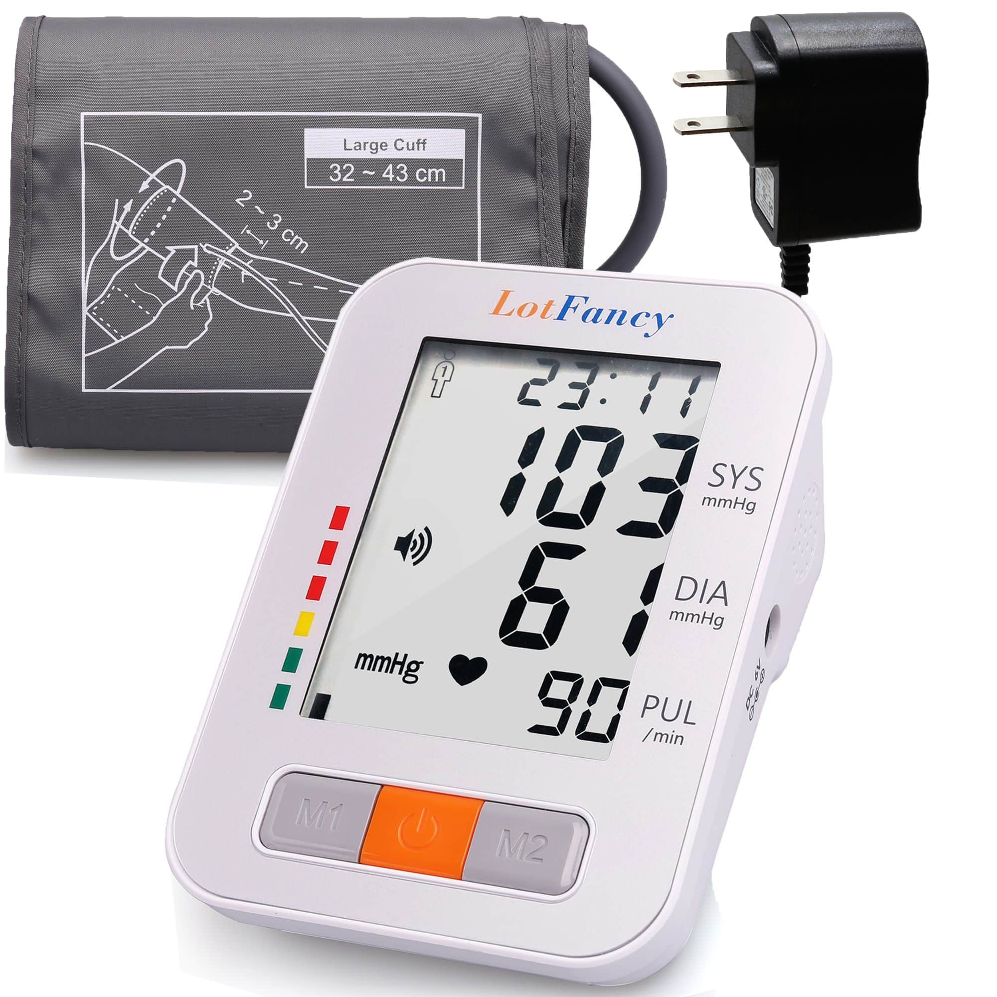 Upper Arm Blood Pressure Monitor,Large Cuff (13