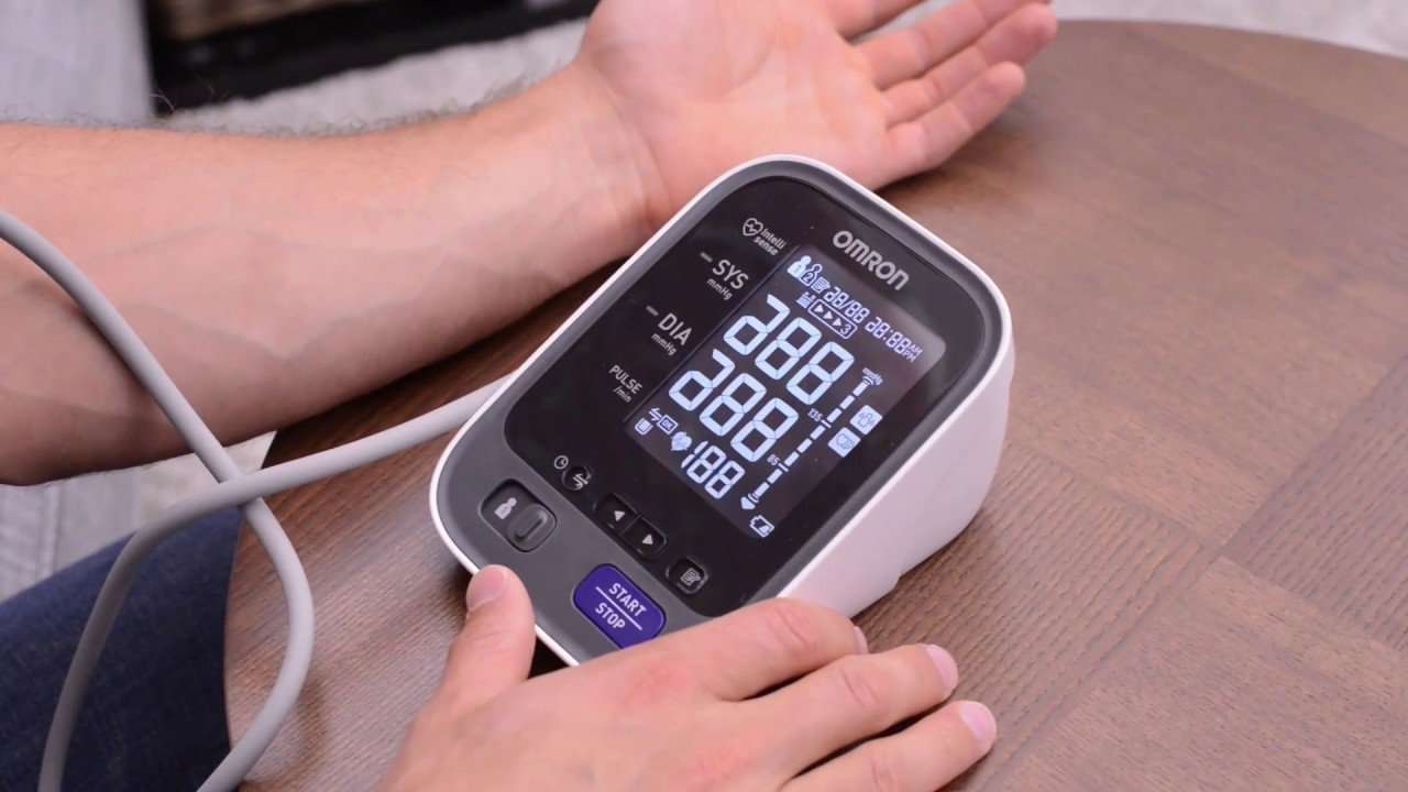 Using the Omron Blood Pressure Monitor