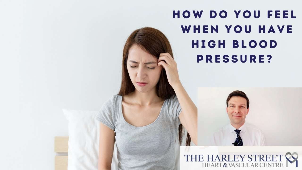 What are the symptoms of high blood pressure?