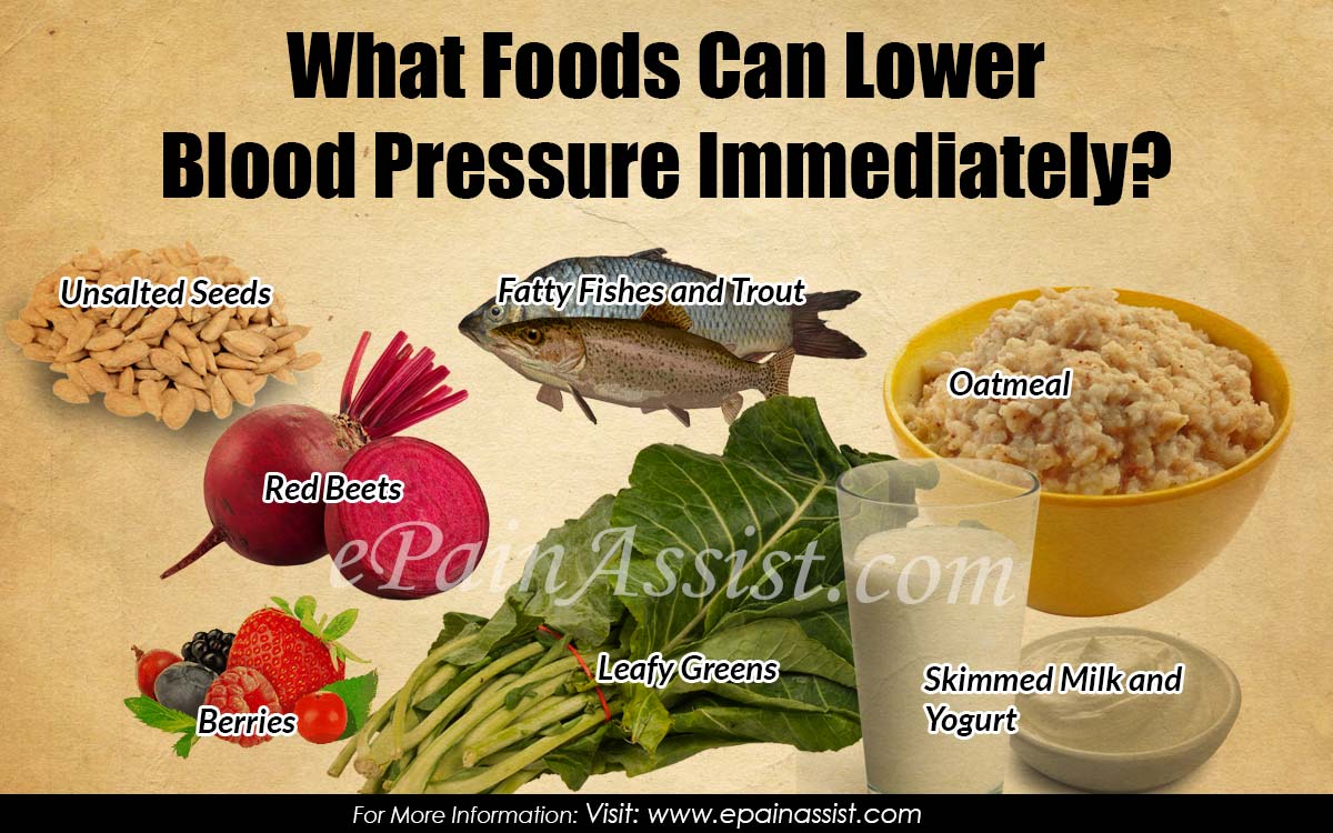 What Foods Can Lower Blood Pressure Immediately?