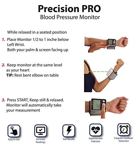 Wrist Blood Pressure Monitor Cuff