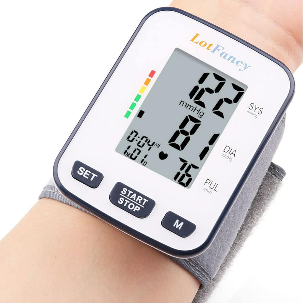 Wrist Blood Pressure Monitor Machine with Portable Case for Home Use ...