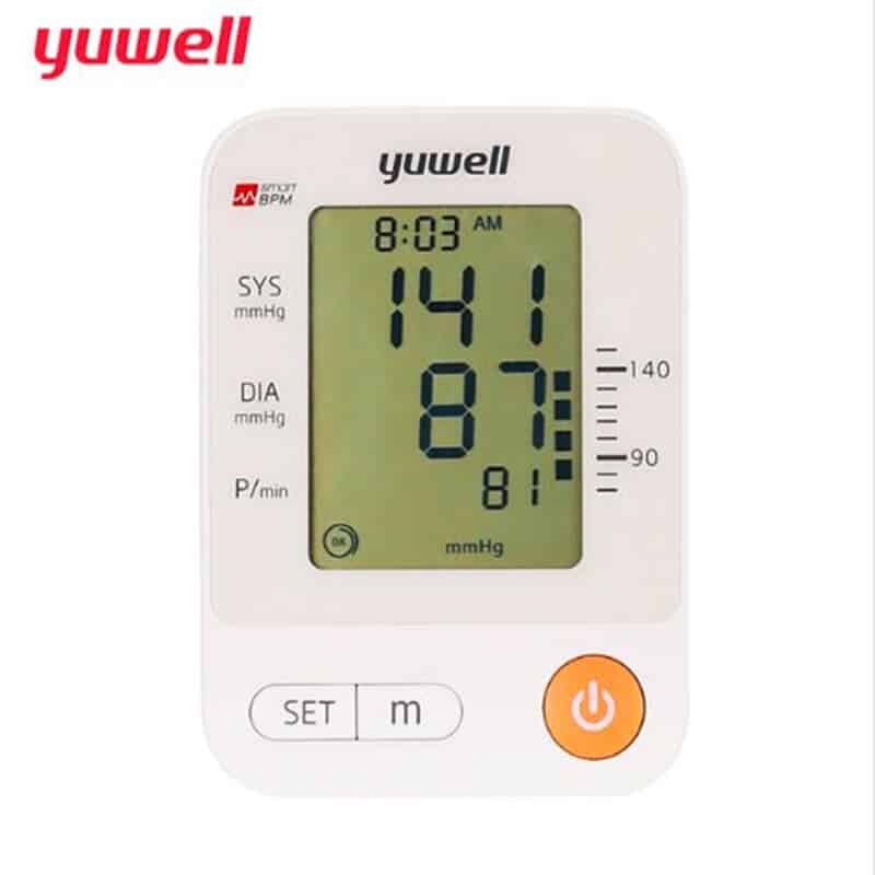 yuwell YE670D upper arm blood pressure pulse monitor arm tensiometros ...